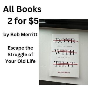 Done With That  by Bob Merritt, Paperback, Christian Literature